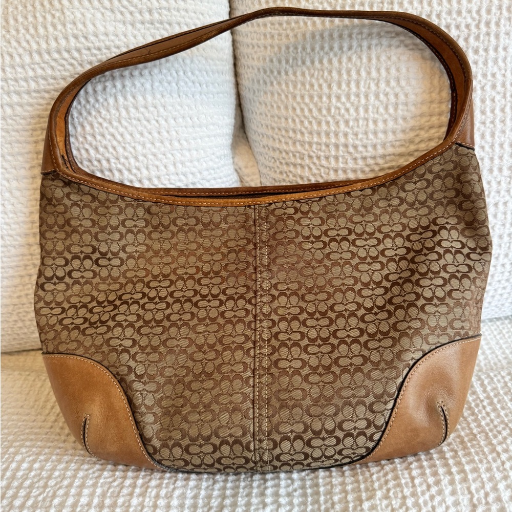 Coach Hampton Signature C Jacquard Bag